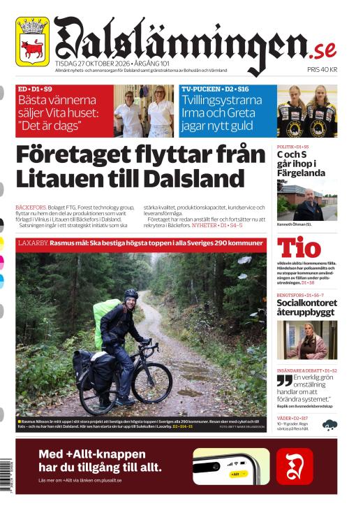 Dalslänningen 27.10.2026