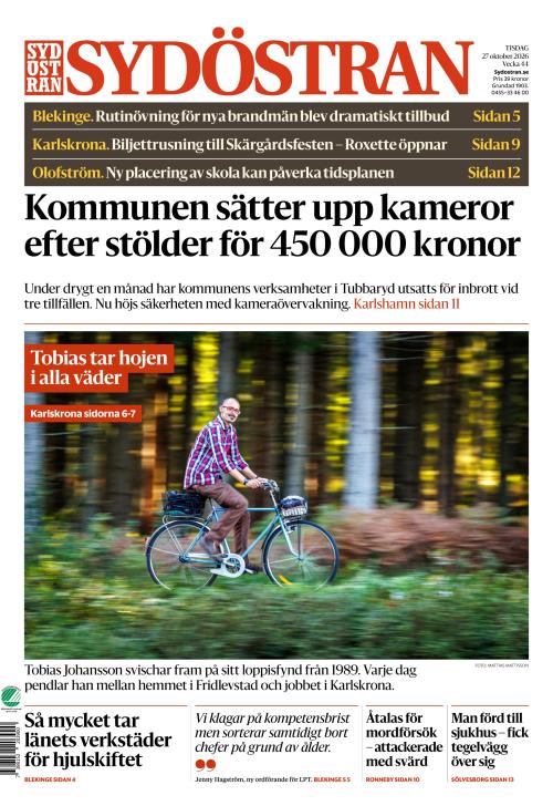 Sydöstran 27.10.2026