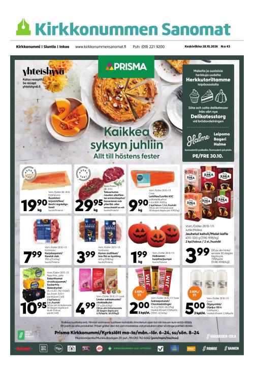 Kirkkonummen Sanomat 28.10.2026