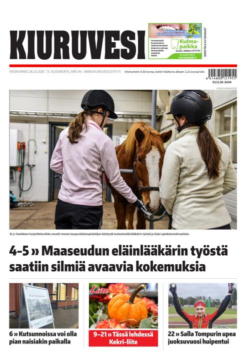 Kiuruvesi-lehti 28.10.2026