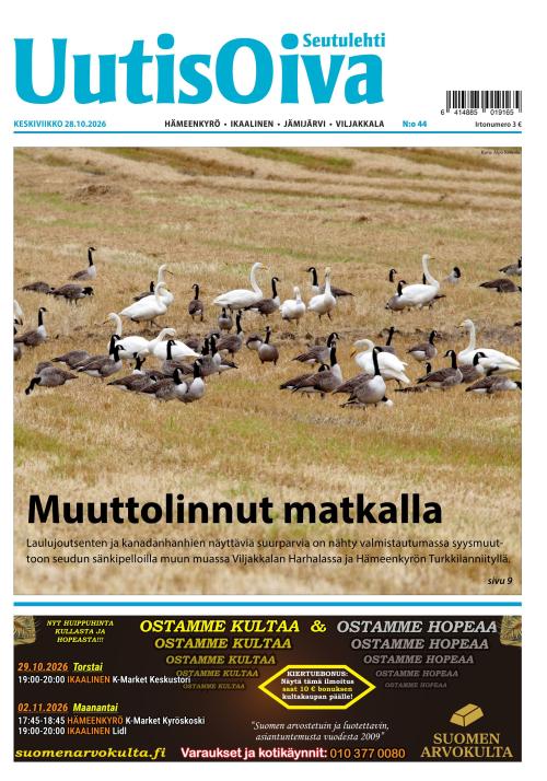 Seutulehti UutisOiva 28.10.2026