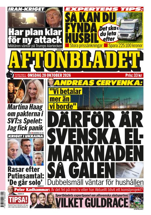 Aftonbladet 28.10.2026