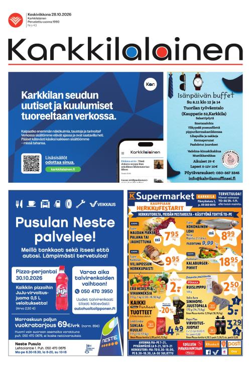 Karkkilalainen 28.10.2026