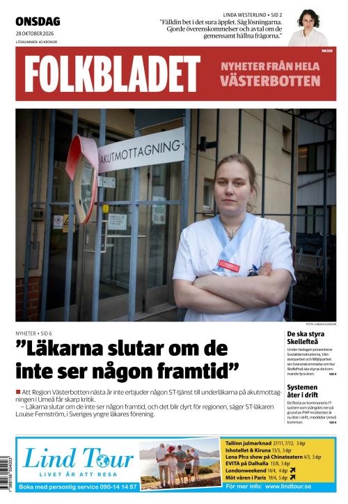 Folkbladet (Västerbotten) 28.10.2026