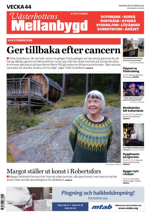 Västerbottens Mellanbygd 28.10.2026