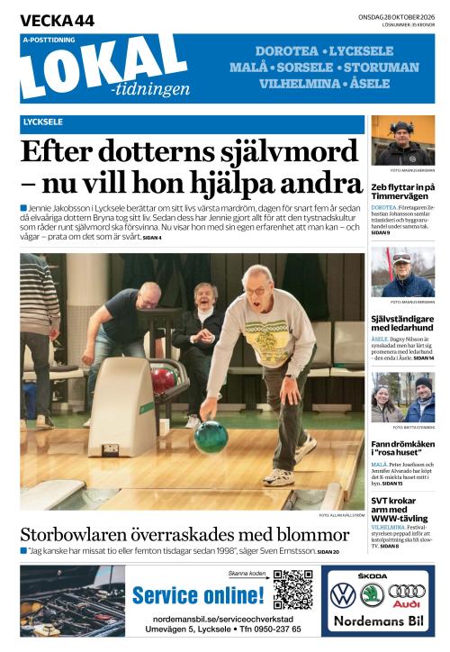 Lokaltidningen 28.10.2026