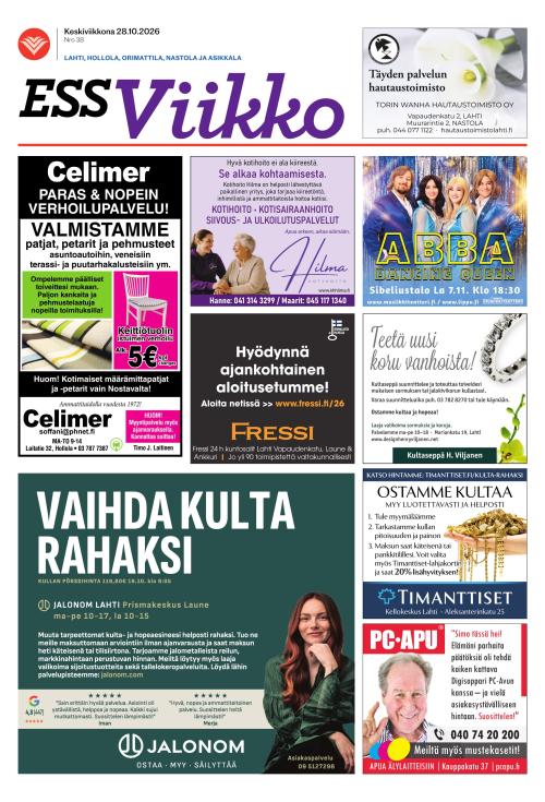 ESS Viikko 28.10.2026