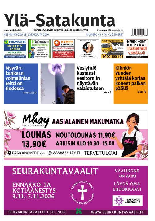 Ylä-Satakunta 28.10.2026