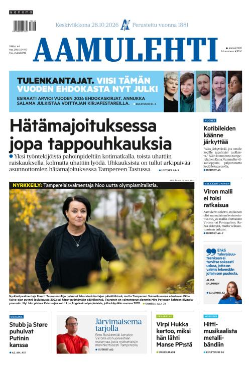 Aamulehti 28.10.2026