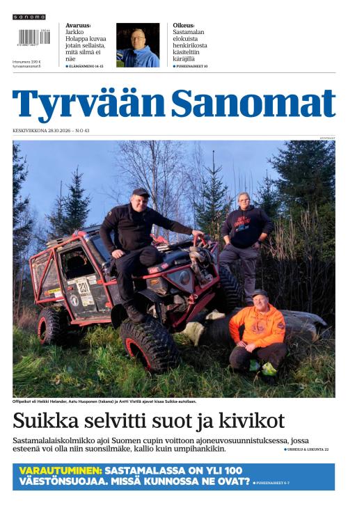 Tyrvään Sanomat 28.10.2026