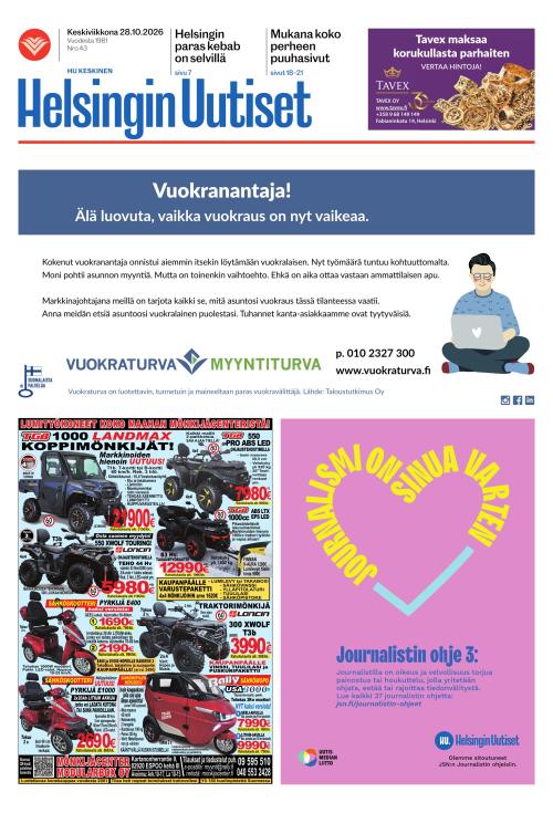 Helsingin Uutiset (Keskinen) 28.10.2026