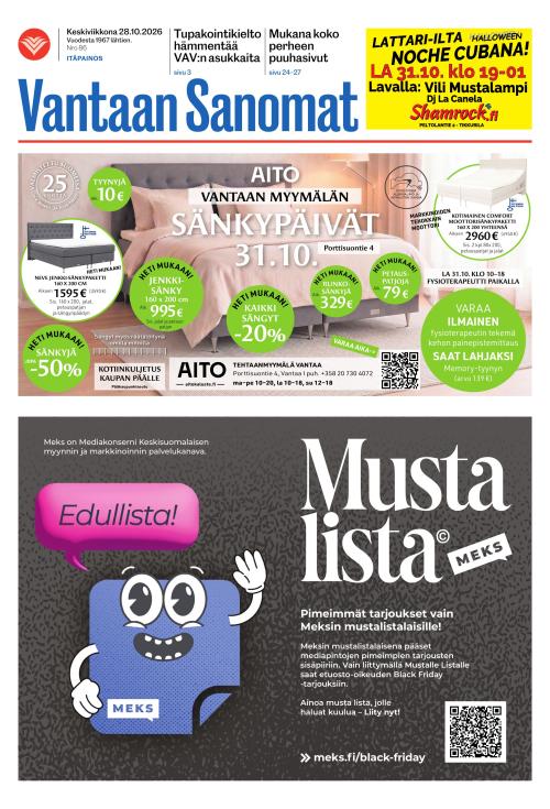 Vantaan Sanomat (Itä) 28.10.2026