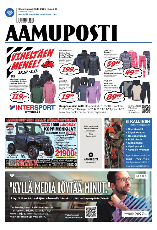 Aamuposti 28.10.2026