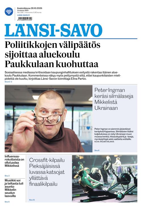Länsi-Savo 28.10.2026