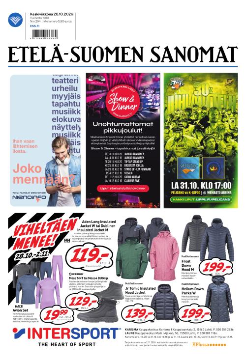 Etelä-Suomen Sanomat 28.10.2026