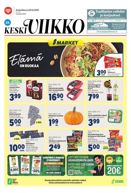 ES Keskiviikko (Etelä-Saimaa -liitteet) 28.10.2026