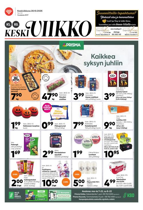 KS Keskiviikko (Kouvolan Sanomat ja Kymen Sanomat -liitteet) 28.10.2026