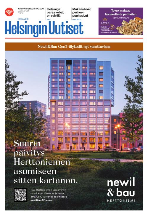 Helsingin Uutiset (Kaakko) & Kallio Lehti 28.10.2026