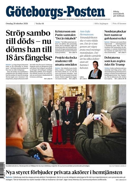 Göteborgs-Posten 28.10.2026