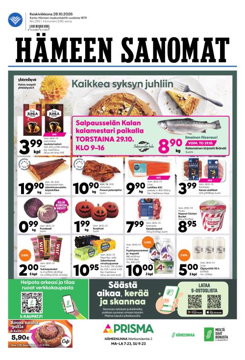 Hämeen Sanomat 28.10.2026