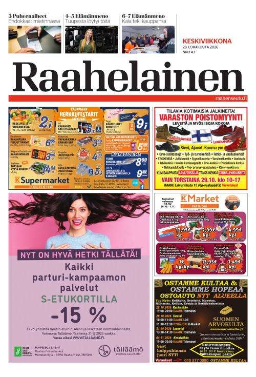 Raahelainen 28.10.2026