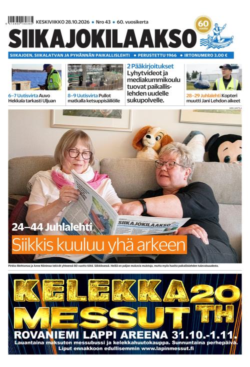 Siikajokilaakso 28.10.2026