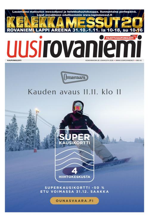 Uusi Rovaniemi 28.10.2026