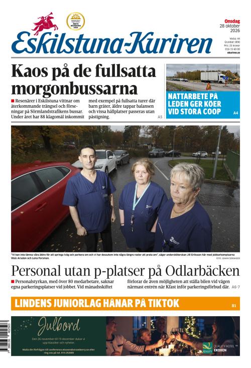 Eskilstuna-Kuriren 28.10.2026