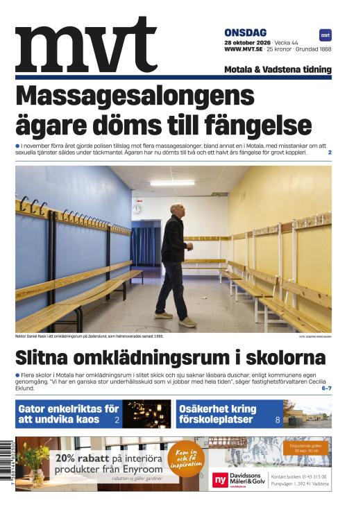 Motala Vadstena Tidning 28.10.2026