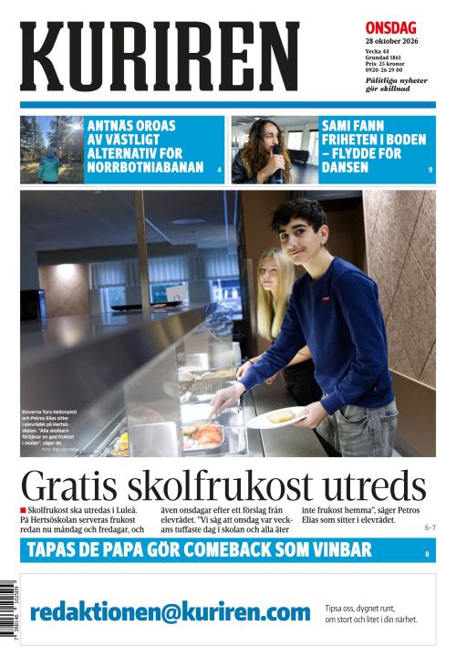 Norrbottens-kuriren 28.10.2026