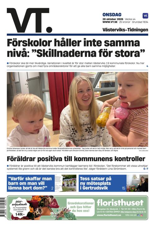 Västerviks-Tidningen 28.10.2026