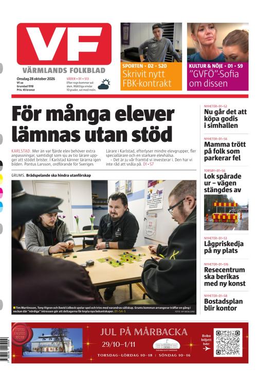 Värmlands Folkblad 28.10.2026