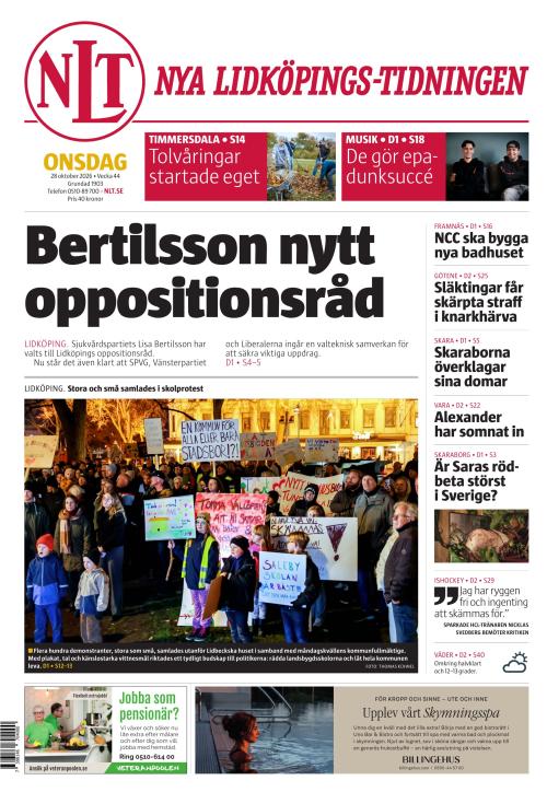Nya Lidköpings-Tidningen 28.10.2026