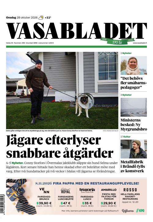 Vasabladet 28.10.2026