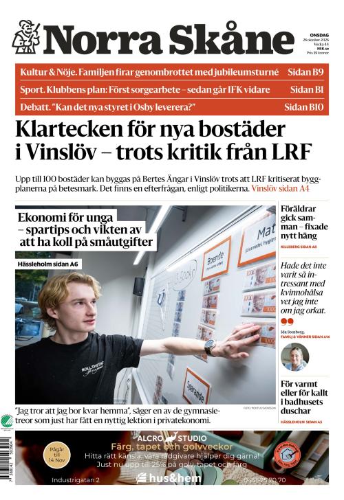 Norra Skåne 28.10.2026