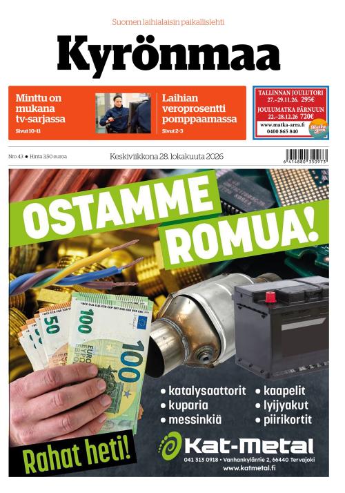Kyrönmaa-lehti 28.10.2026