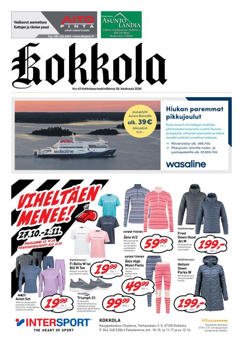 Kokkola-lehti 28.10.2026