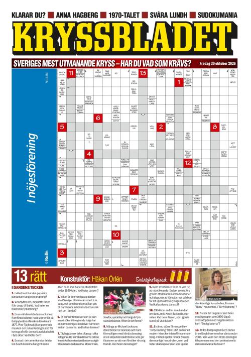 Aftonbladet Lördag 30.10.2026
