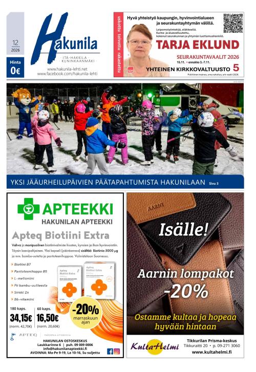 Hakunila-lehti 29.10.2026
