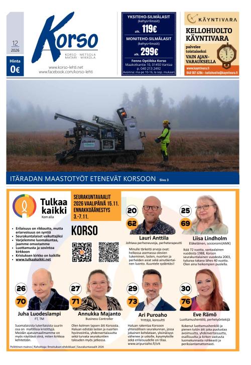 Korso-lehti 29.10.2026