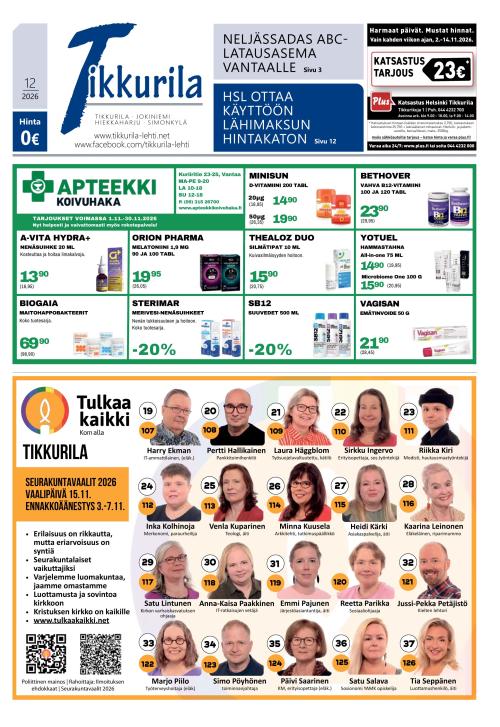 Tikkurila-lehti 29.10.2026