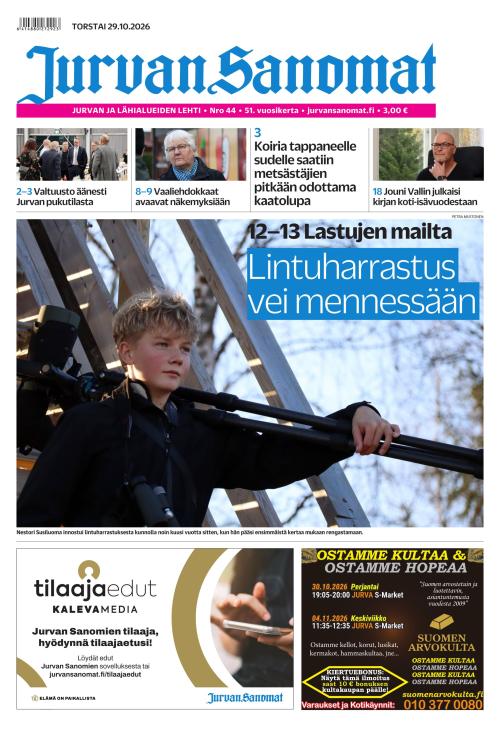 Jurvan Sanomat 29.10.2026