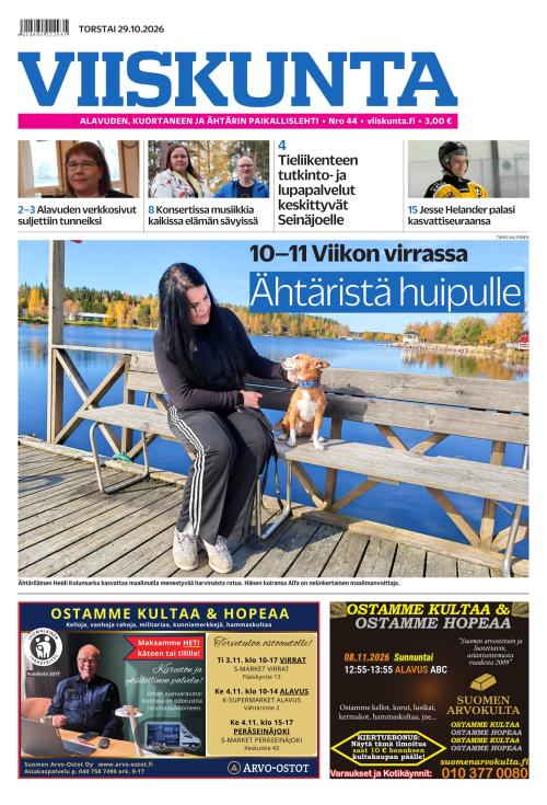 Viiskunta 29.10.2026