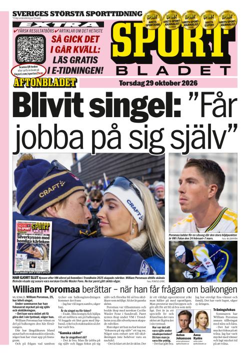 Aftonbladet Sportbladet 29.10.2026