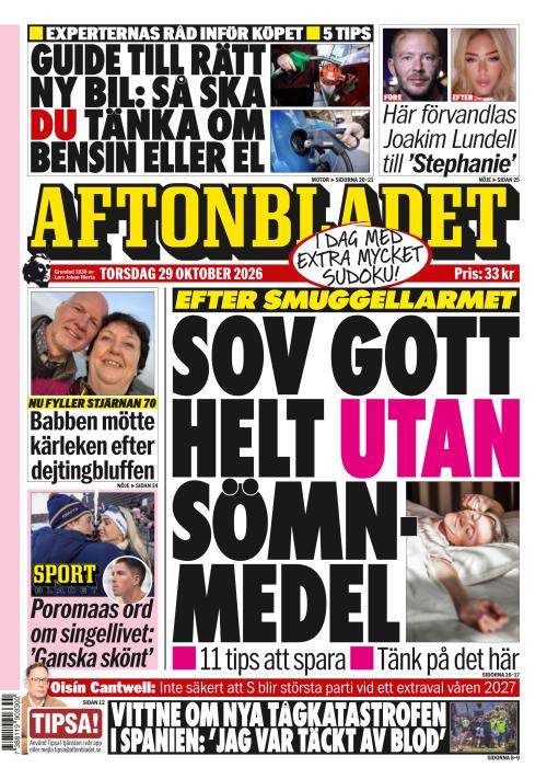 Aftonbladet 29.10.2026