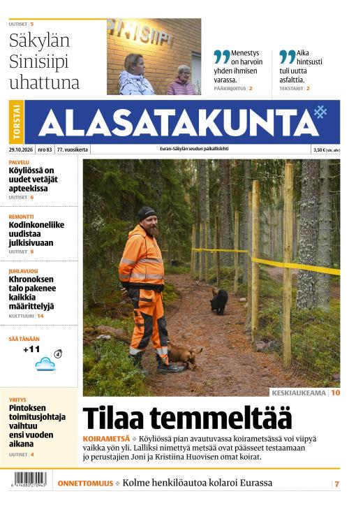 Alasatakunta 29.10.2026