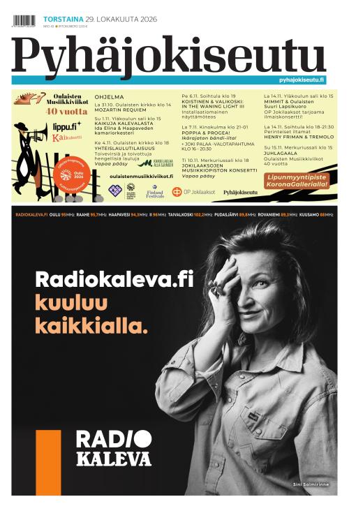 Pyhäjokiseutu 29.10.2026