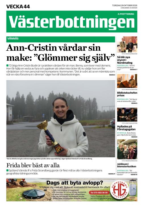 Västerbottningen 29.10.2026
