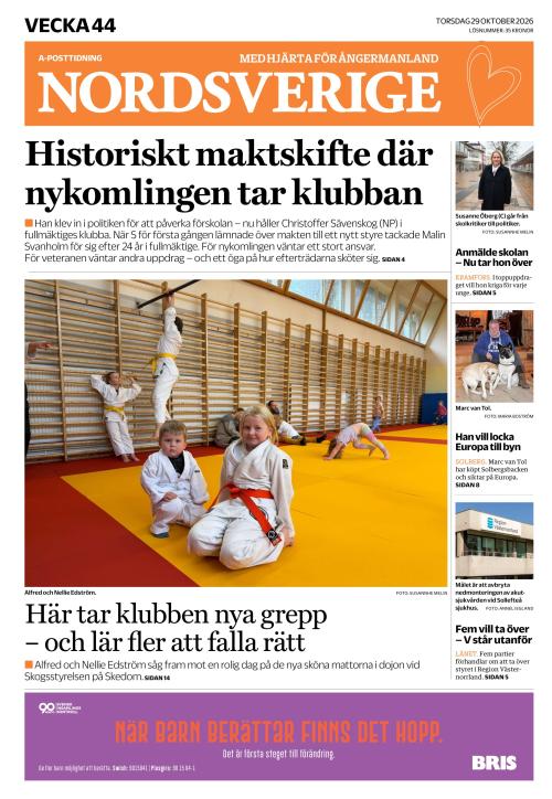 Nordsverige 29.10.2026