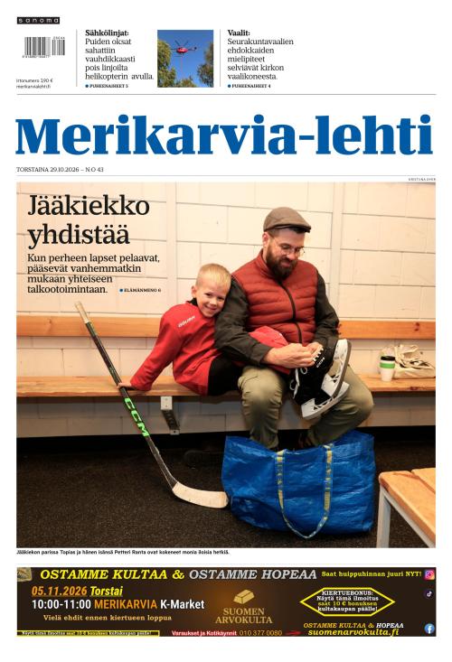 Merikarvia-lehti 29.10.2026